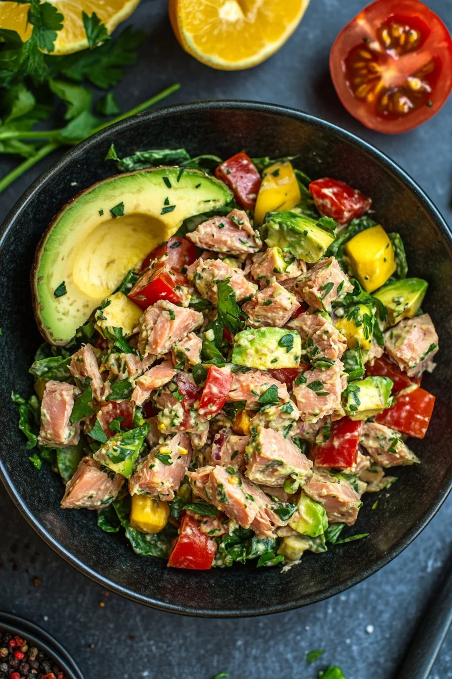 Healthy Tuna Salad with Avocado