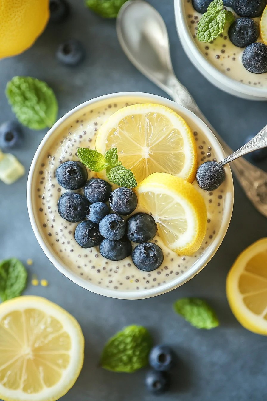 Lemon Cream Chia Pudding