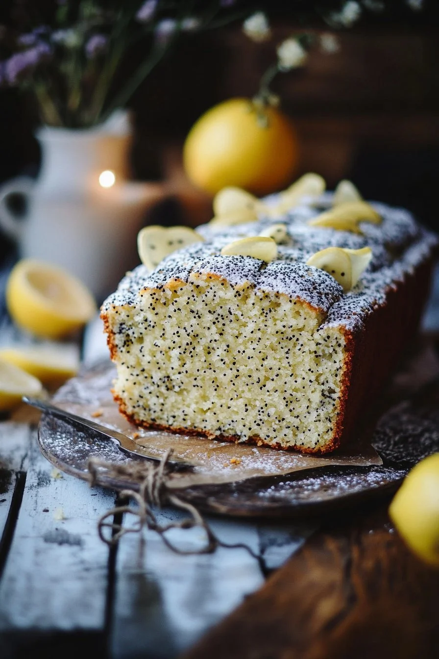 Lemon Poppy Seed Loaf Cake