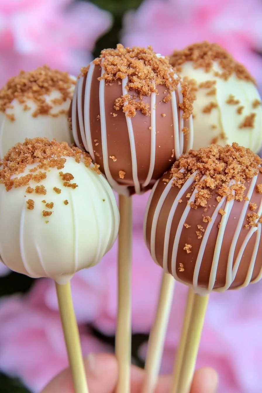 Lotus Cookie Cake Pops