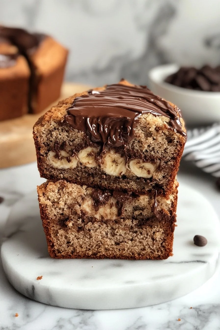 Nutella Banana Bread