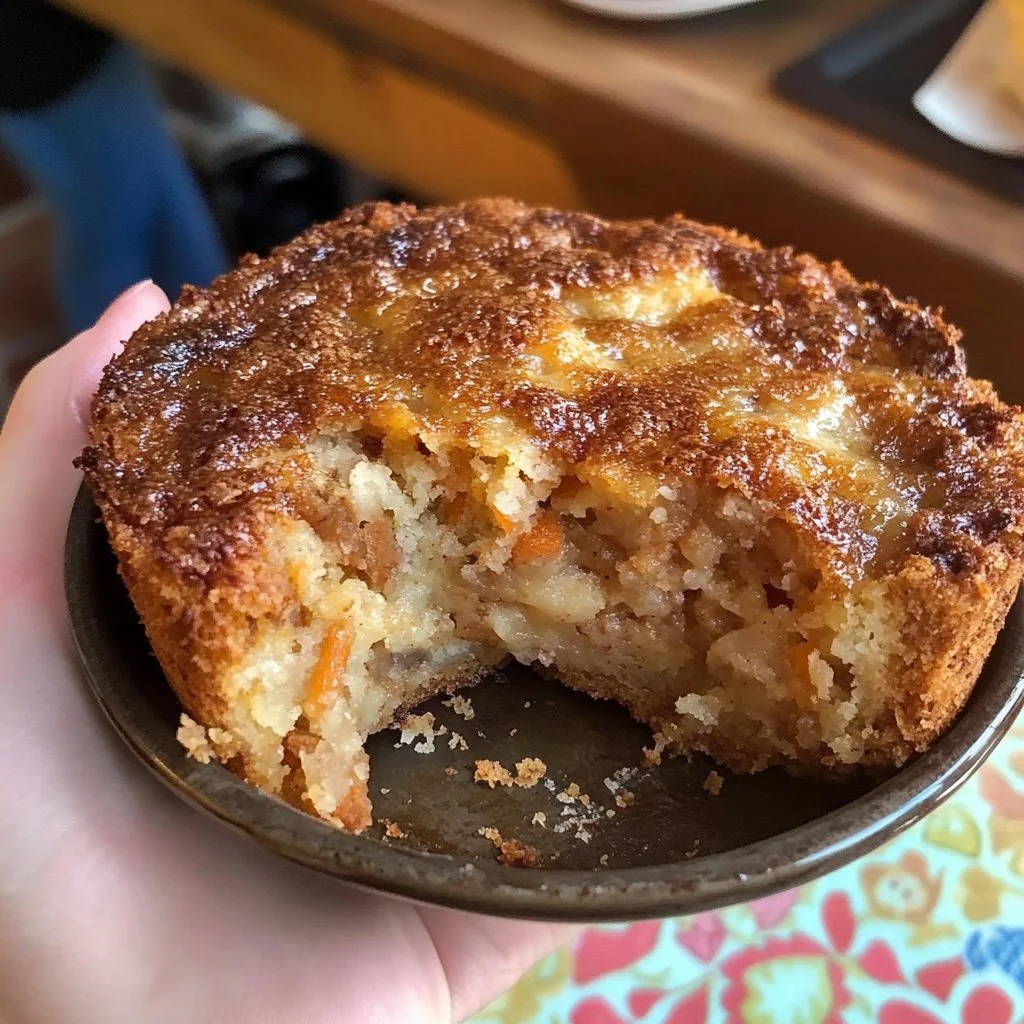 Delicious ooey gooey carrot cake topped with cream cheese frosting