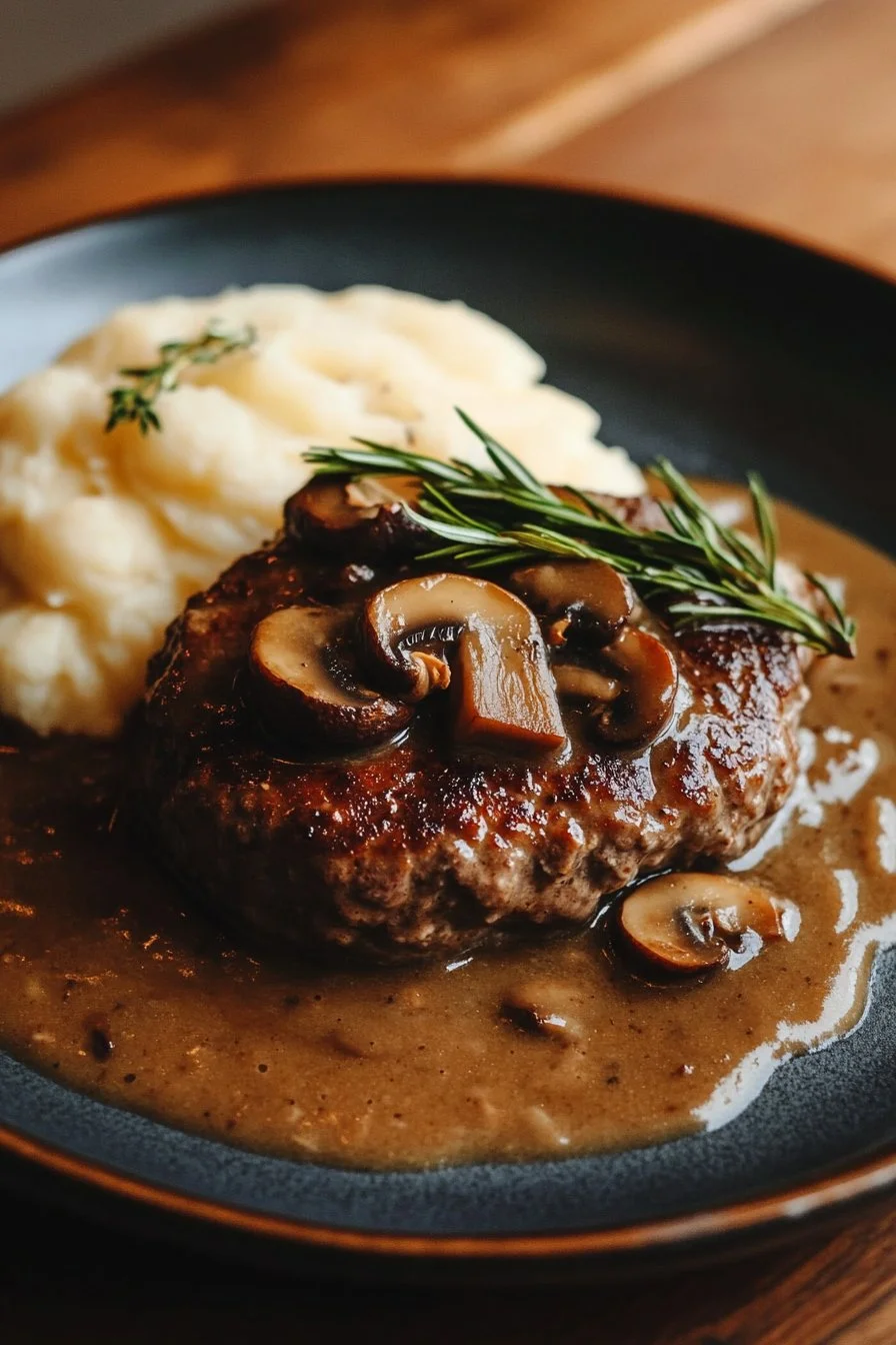 Salisbury Steak with Mushroom Gravy