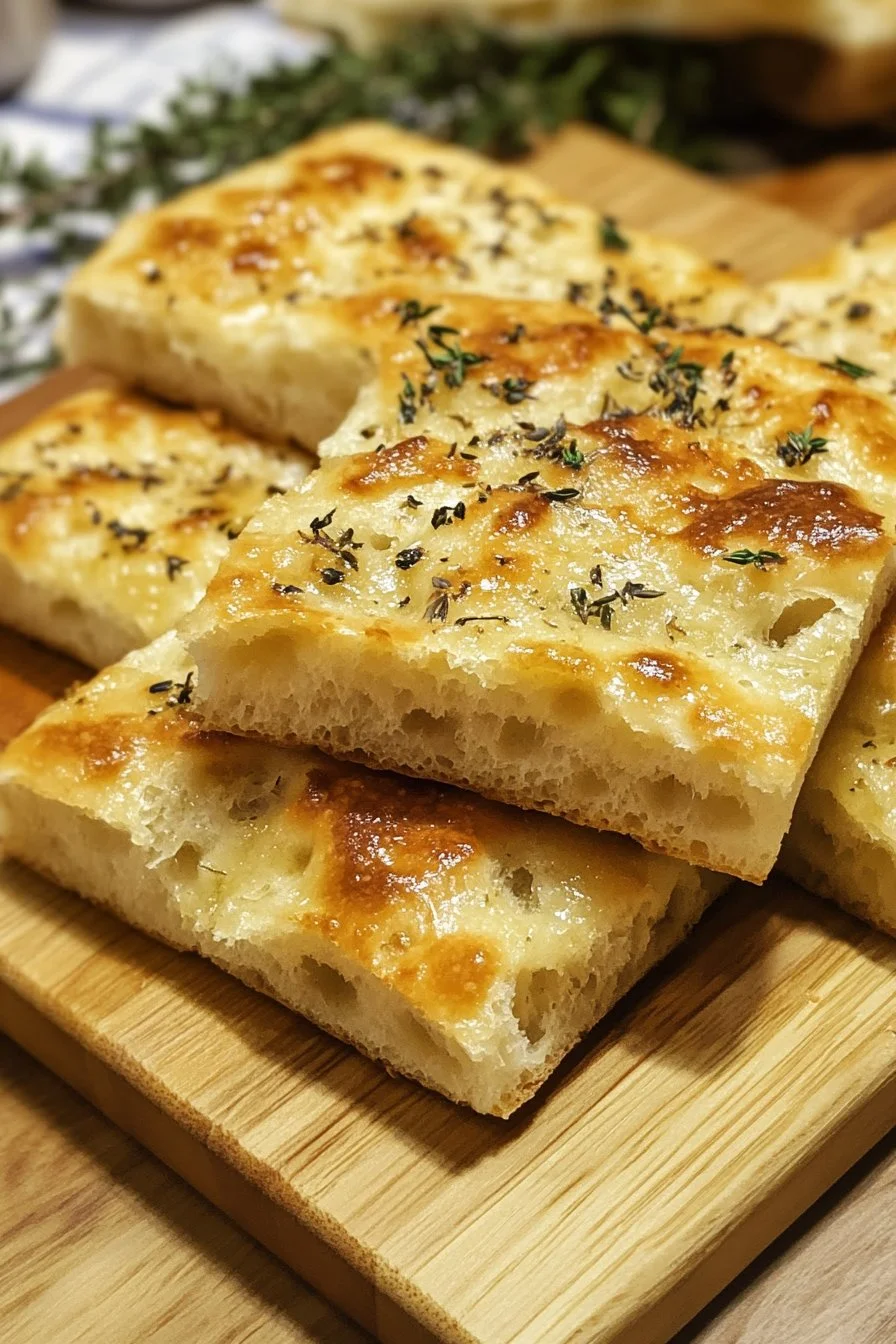 Same Day Sourdough Focaccia Bread