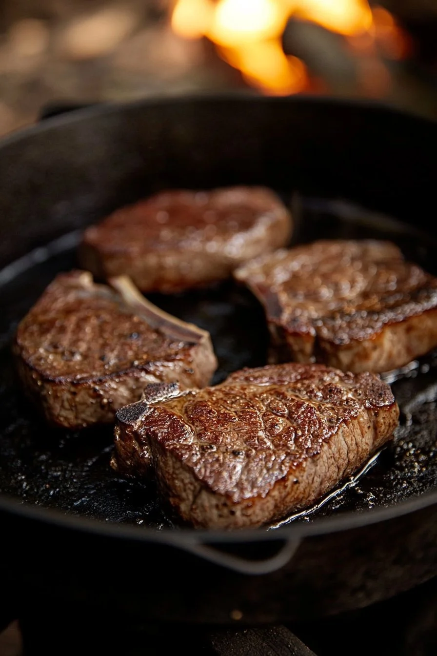 Sizzling Cowboy Butter Steak Recipe