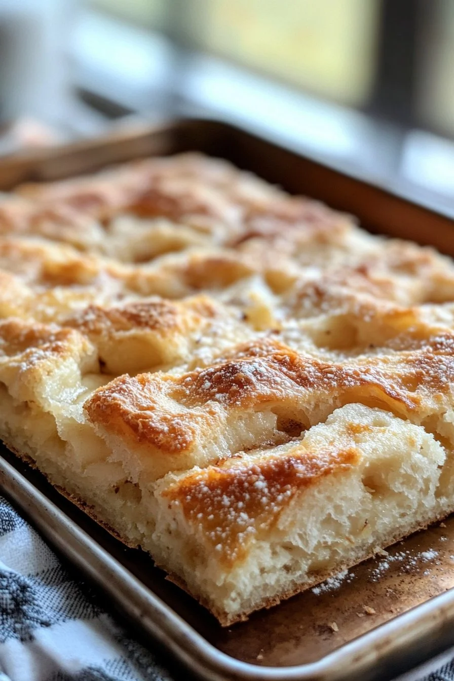 Sourdough Apple Fritter Focaccia