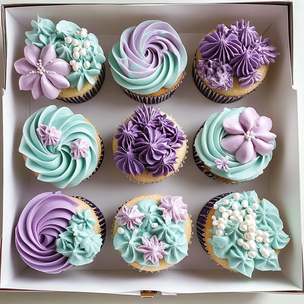 Beautifully decorated wedding cupcakes for a romantic celebration