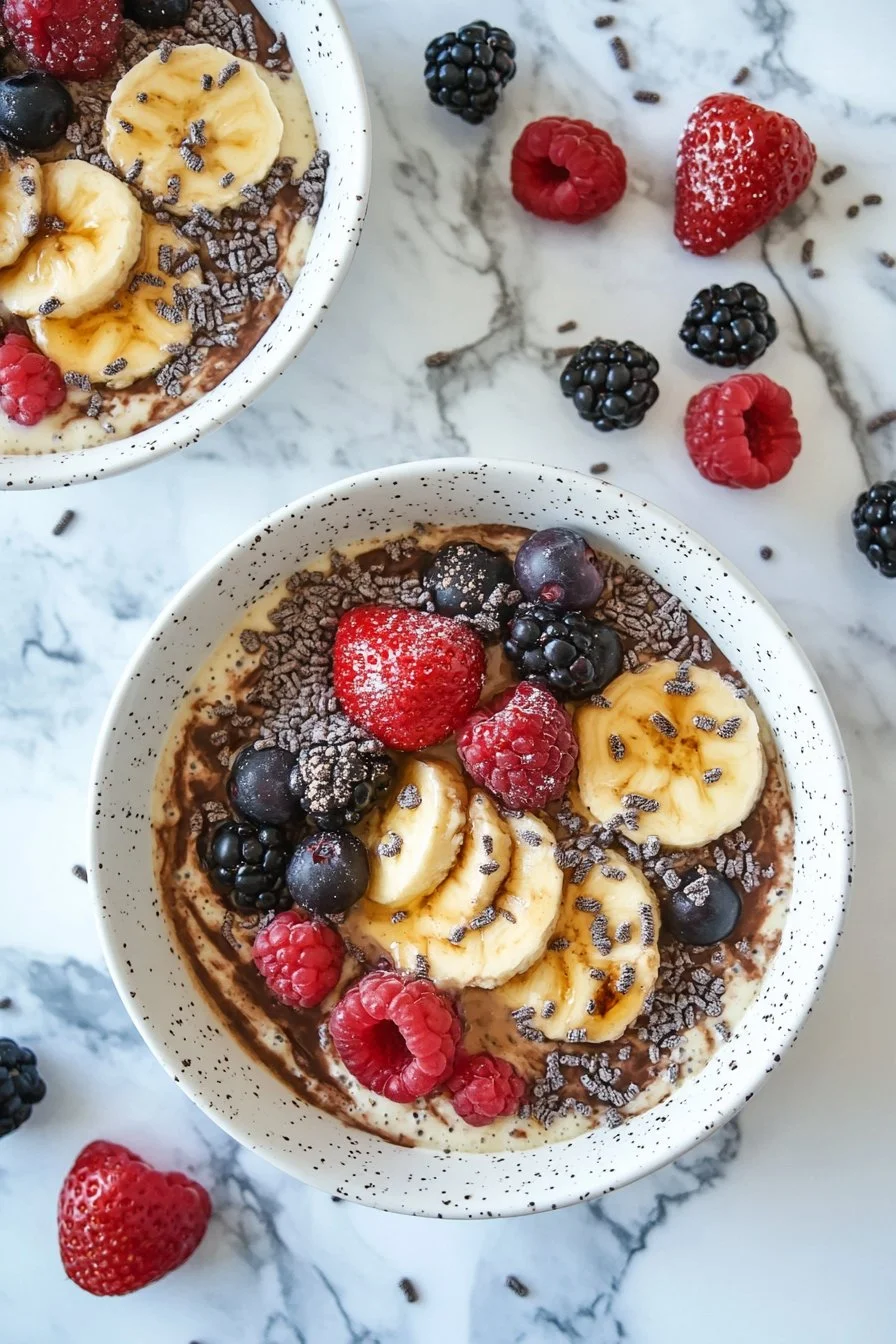 Baked Protein Pancake Bowls