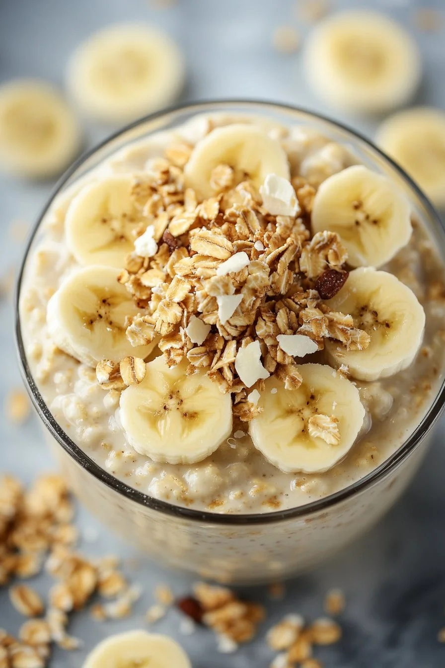 Banana Cream Pie Overnight Oats