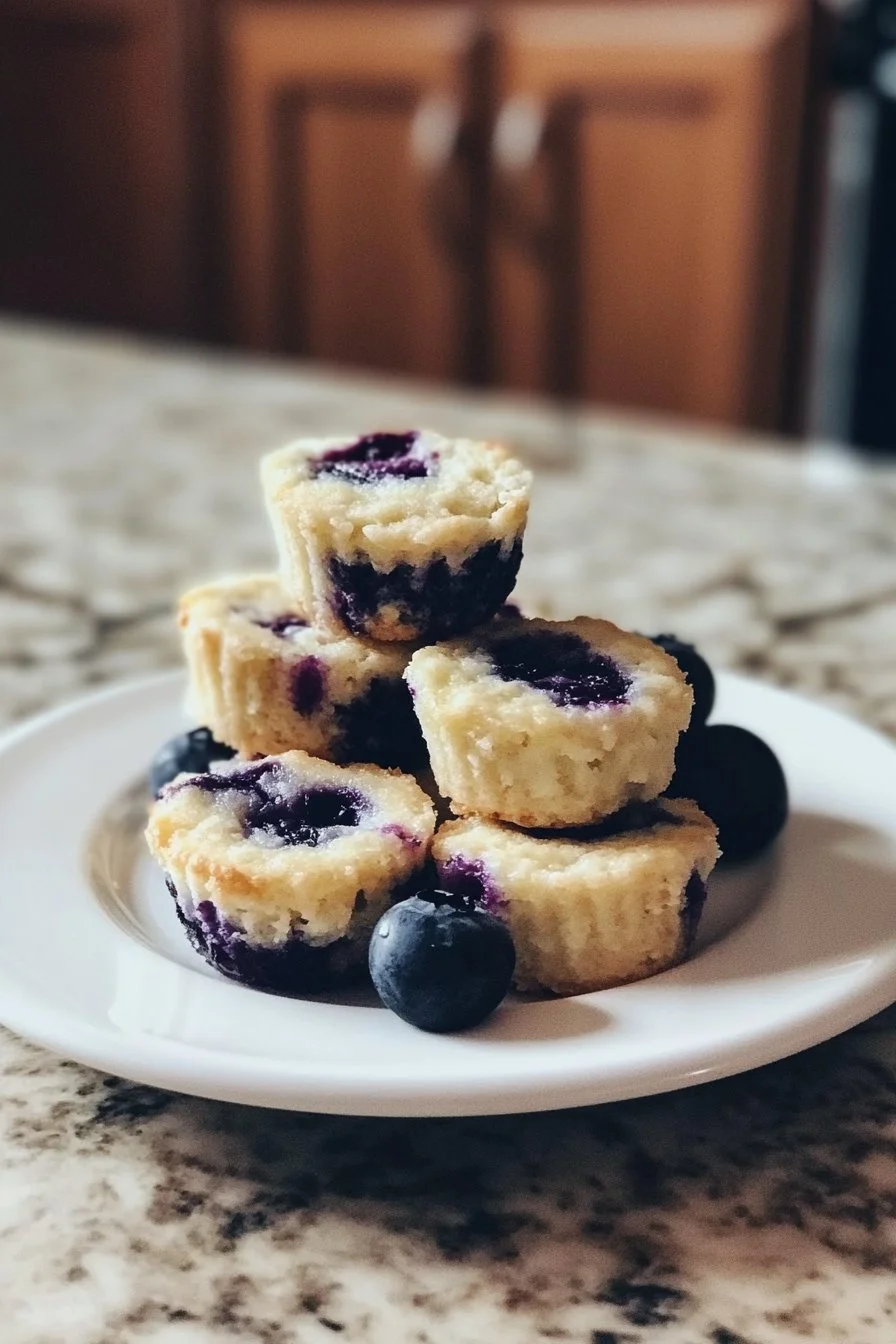 Blueberry and Lemon Zest Cottage Cheese Bites