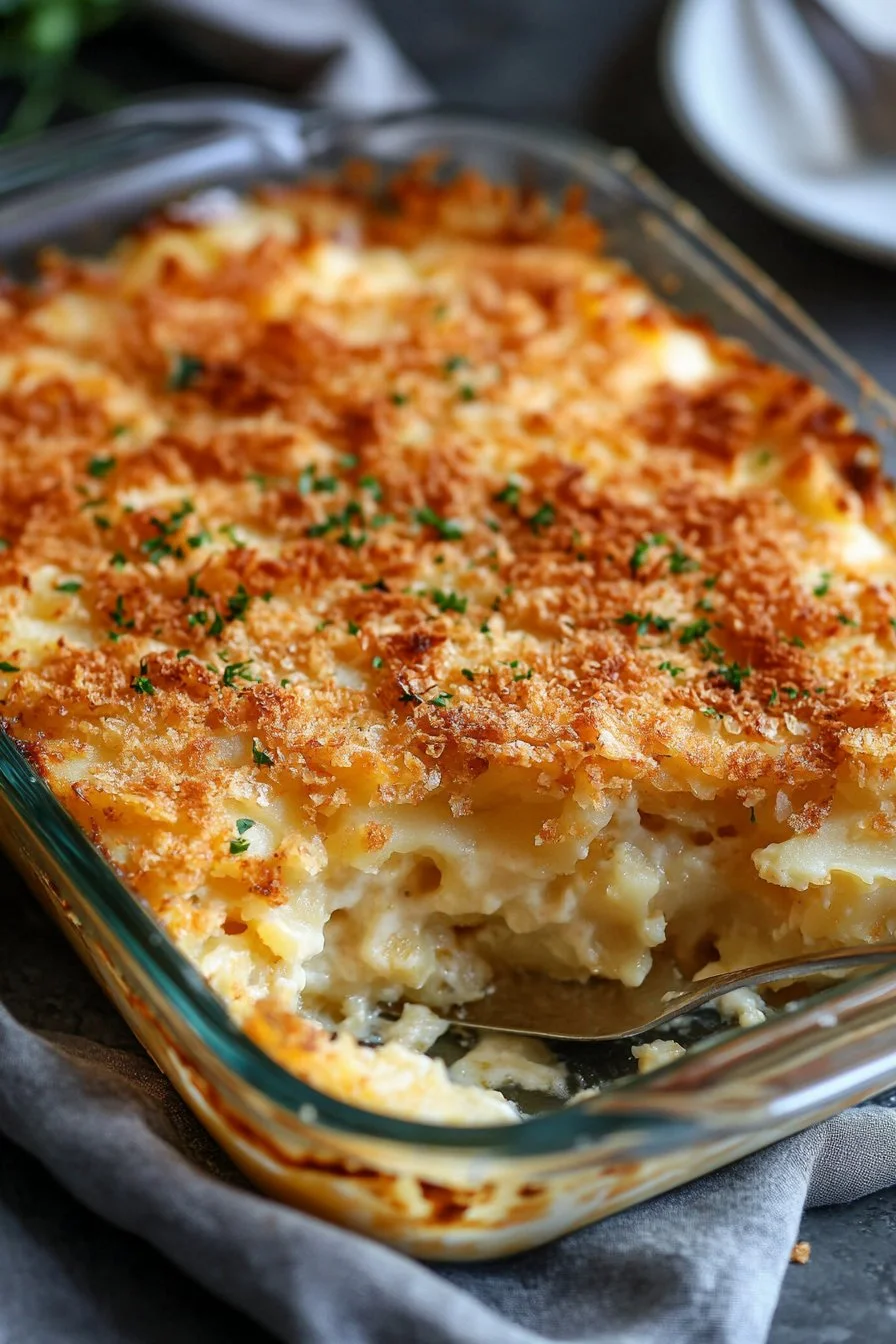 Cheesy Hash Brown Potato Bake