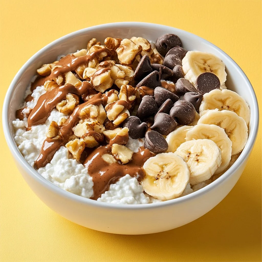 Cottage Cheese Protein Power Bowl with fresh toppings and vibrant colours