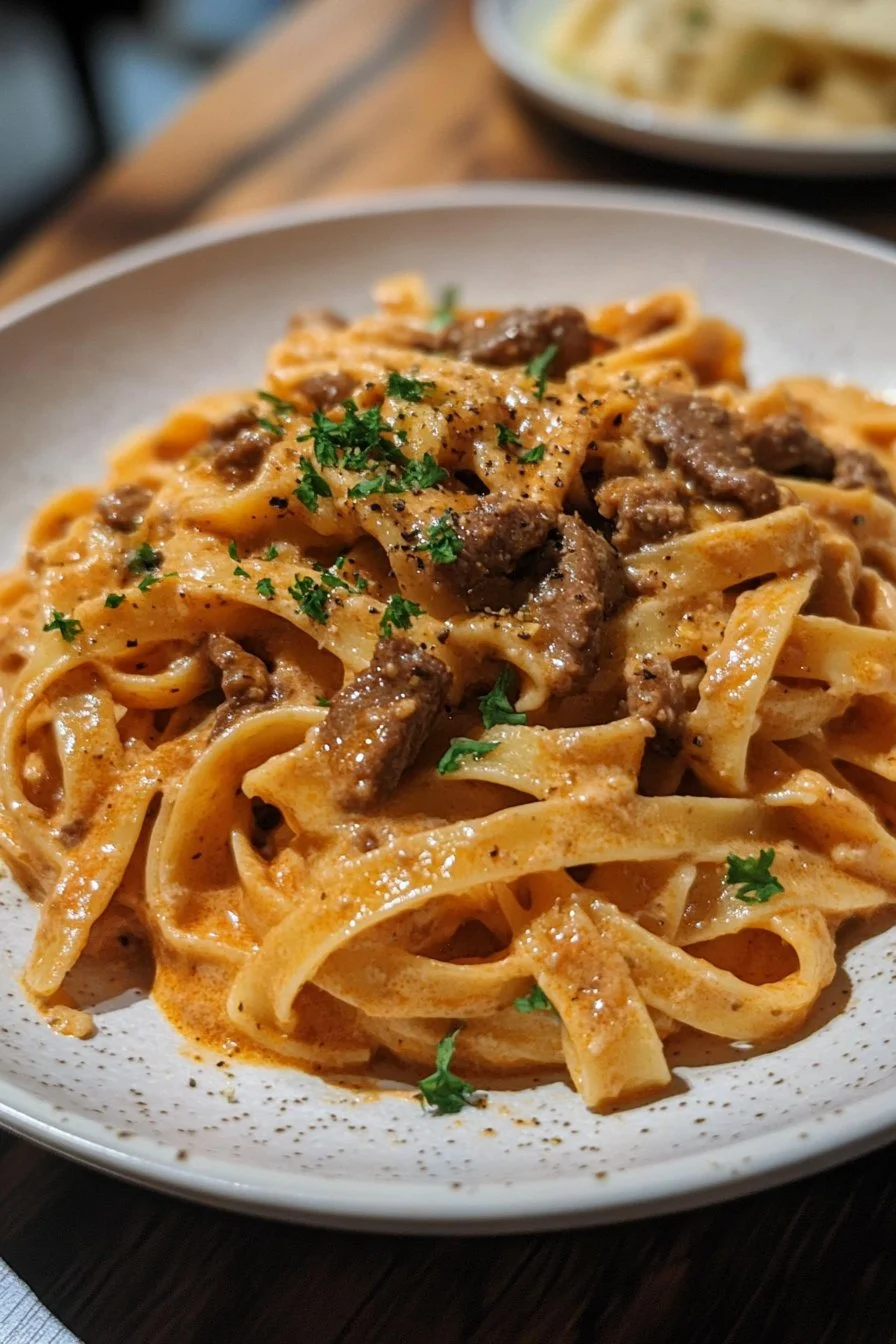 Creamy Beef Pasta