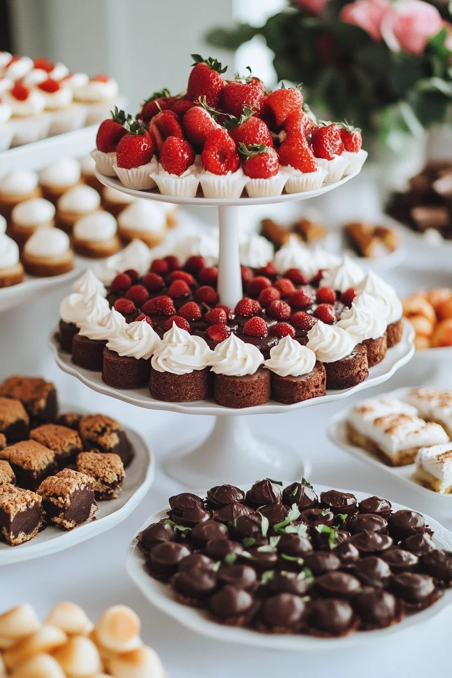 Easy Bridal Shower Dessert Collection