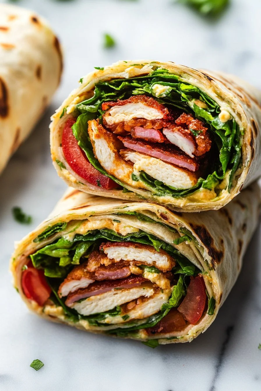 Easy Meal Prep BLT Wraps