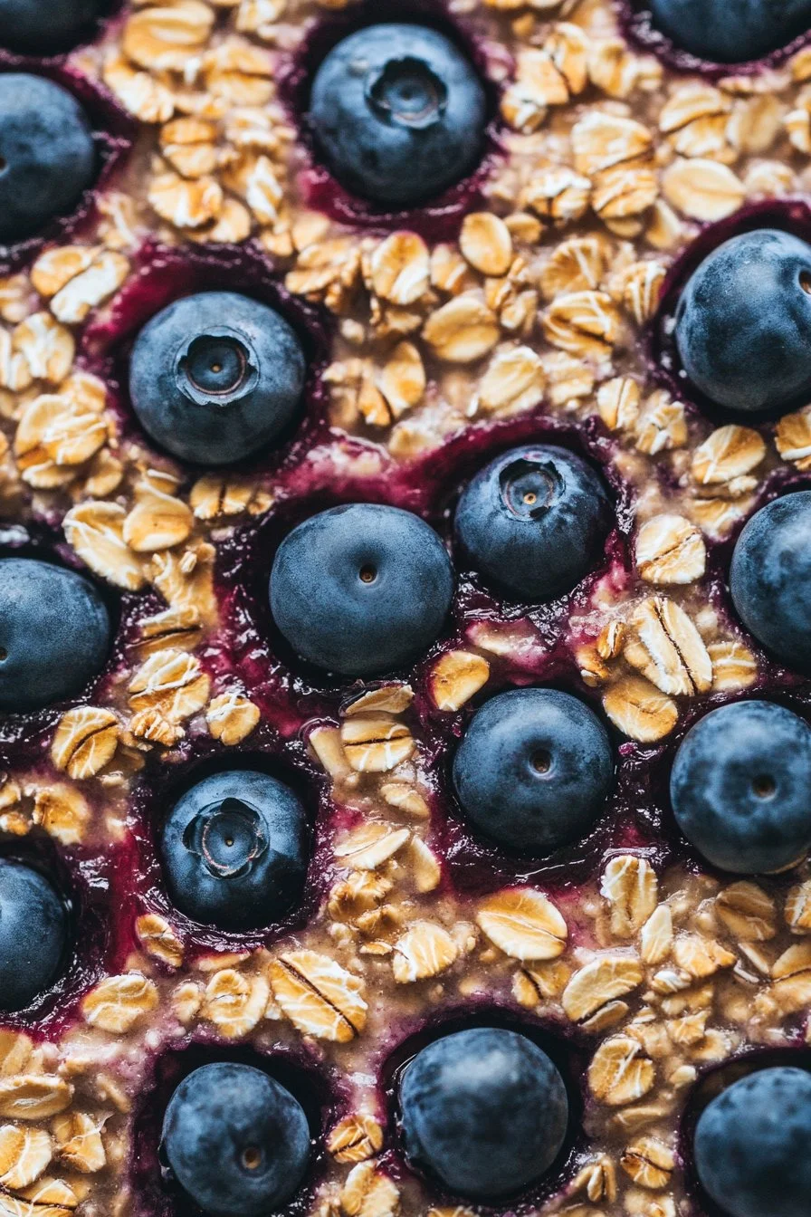 Healthy Blueberry Breakfast Baked Porridge