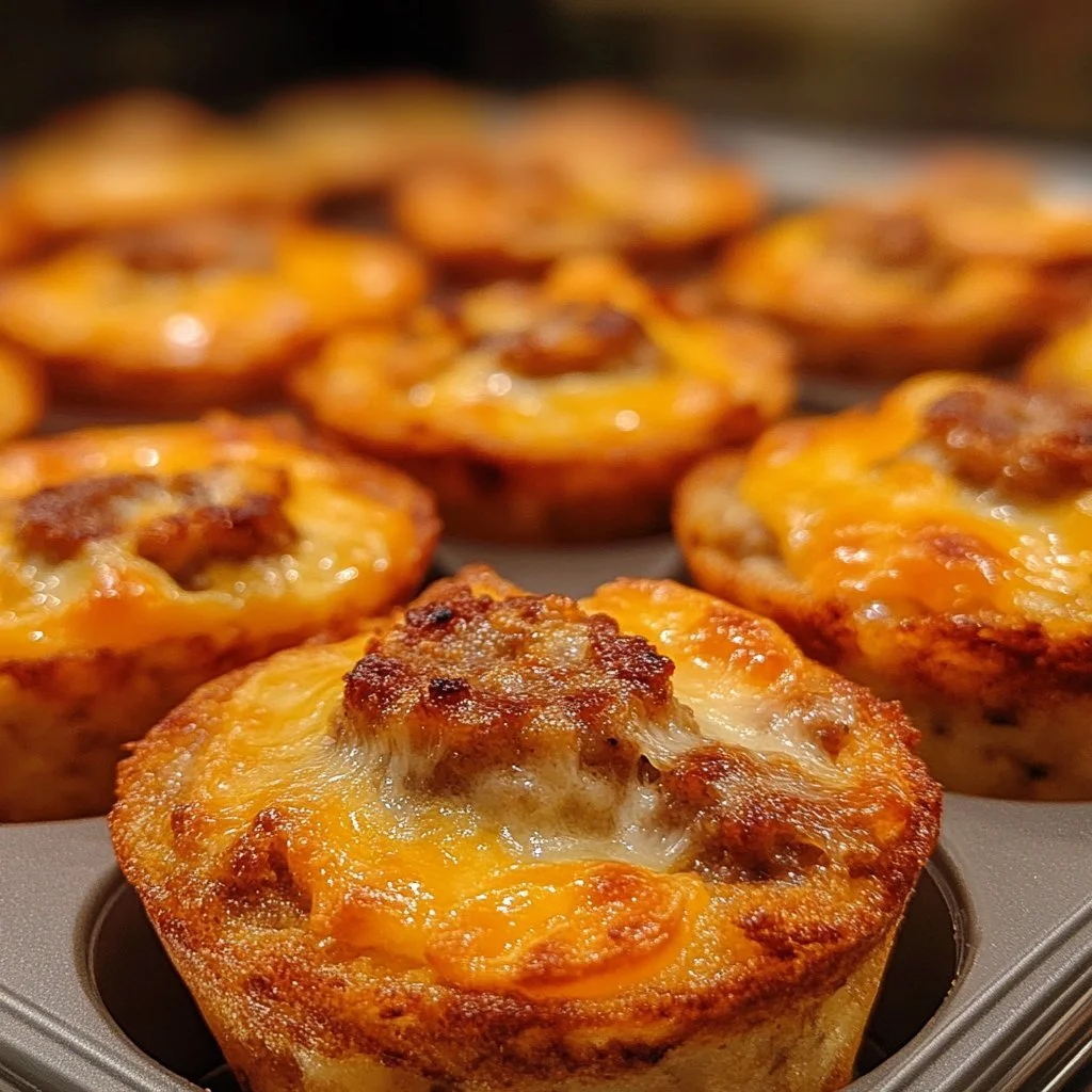 High-protein pancake sausage mini muffins for a healthy breakfast option