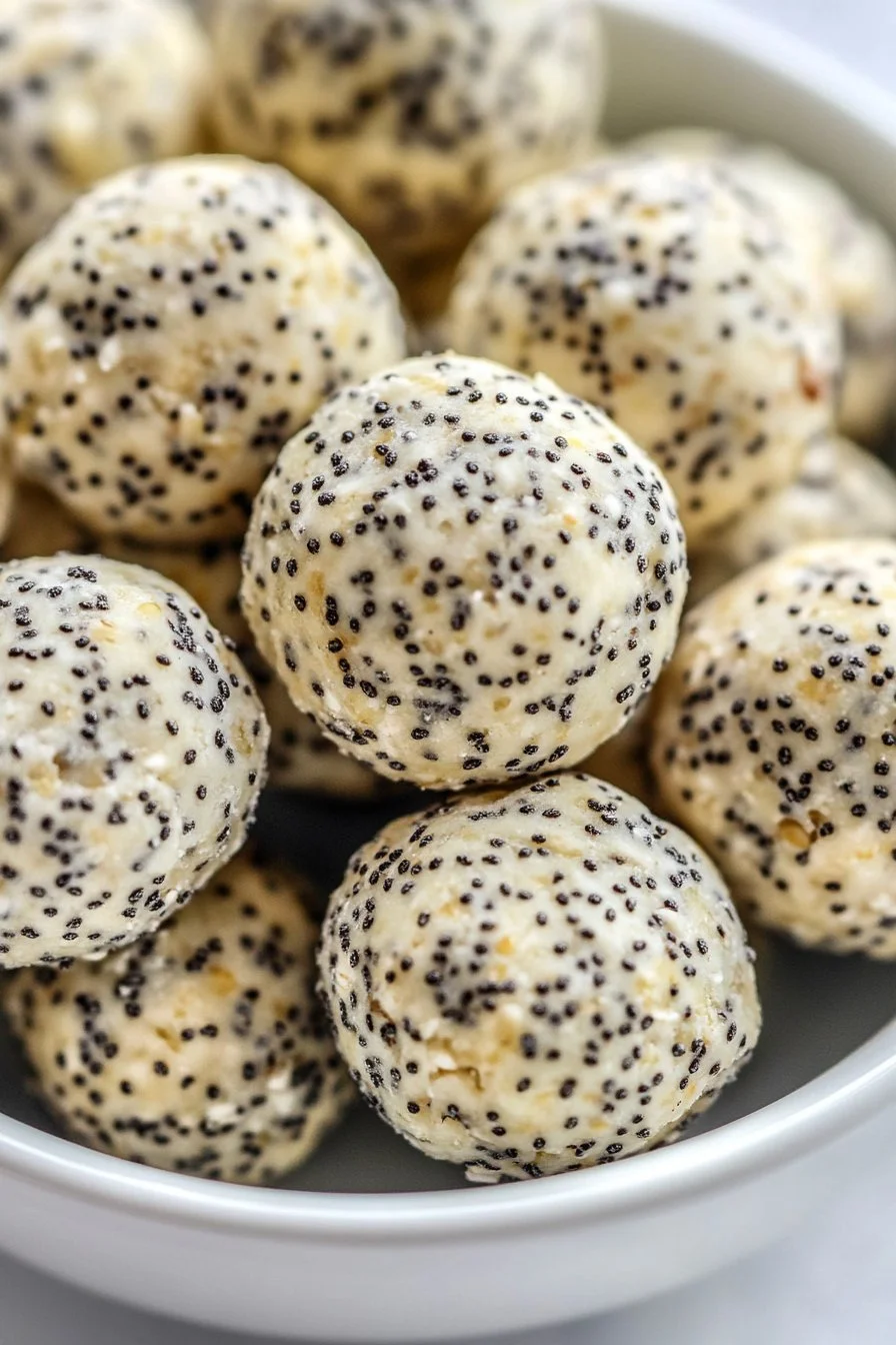 Lemon Poppy Seed Energy Bites
