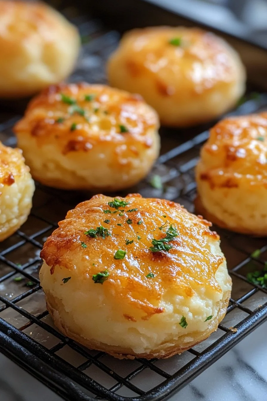 Mashed Potato Cheese Puffs