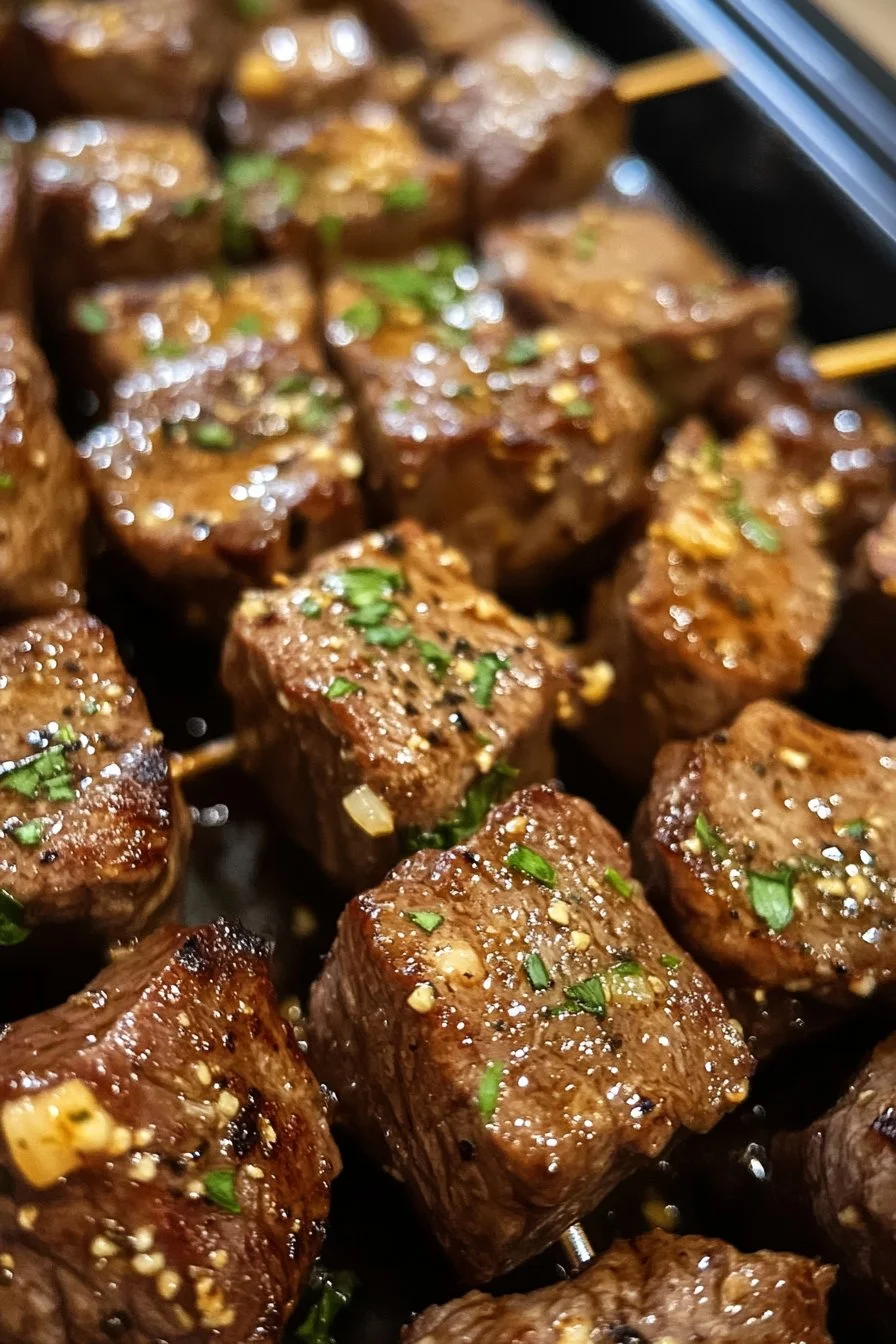 Savory Slow Cooker Garlic Butter Steak Bites