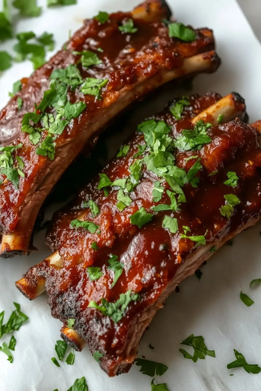 Slow Cooker BBQ Baby Back Ribs
