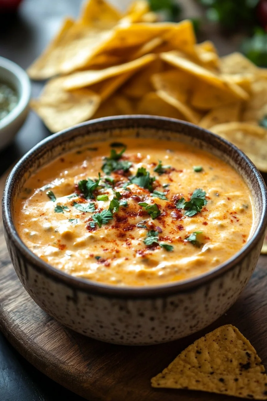 Viral High Protein Cottage Cheese Queso Dip