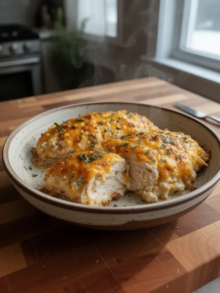4-Ingredient Ranch Chicken Bake
