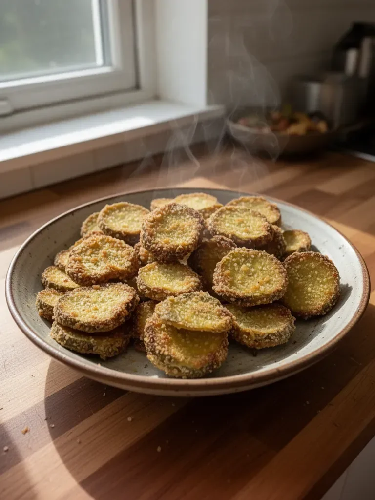 Air Fryer Fried Gherkins