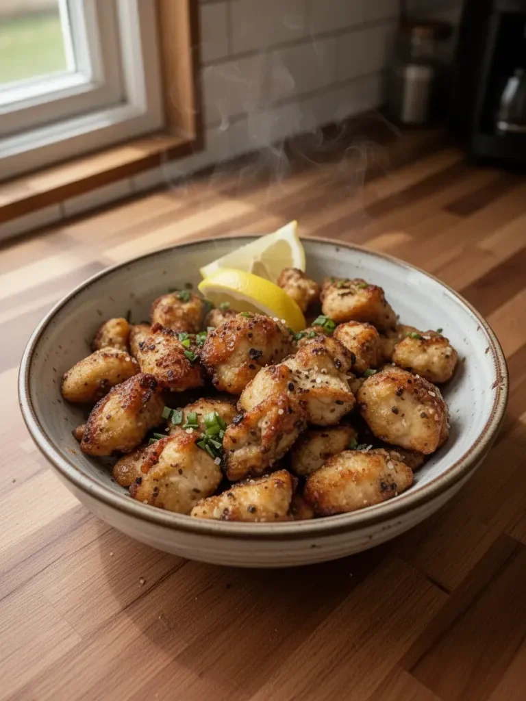 Air Fryer Lemon Chicken Bites