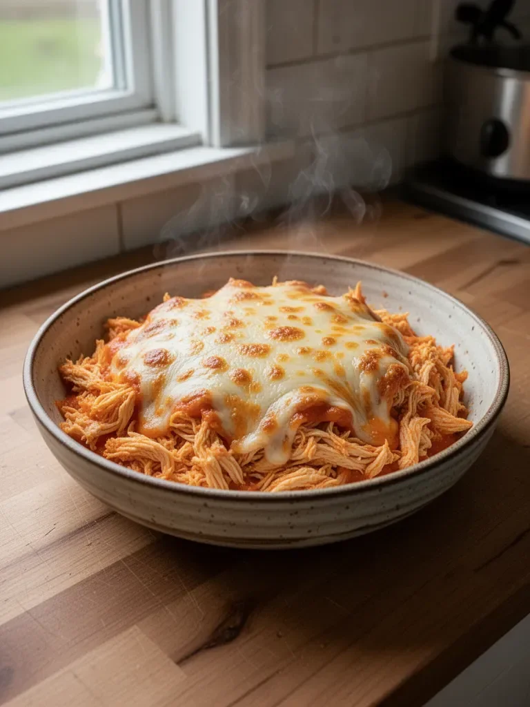 Buffalo Chicken Cheese Bake
