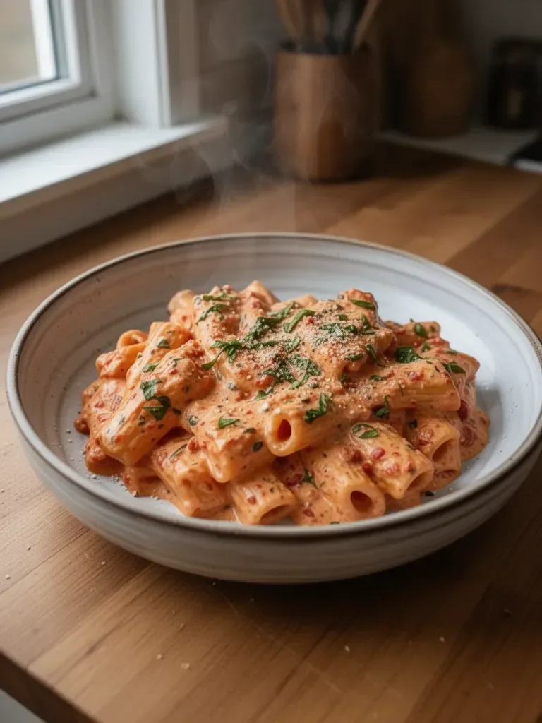Creamy Tomato Garlic Pasta