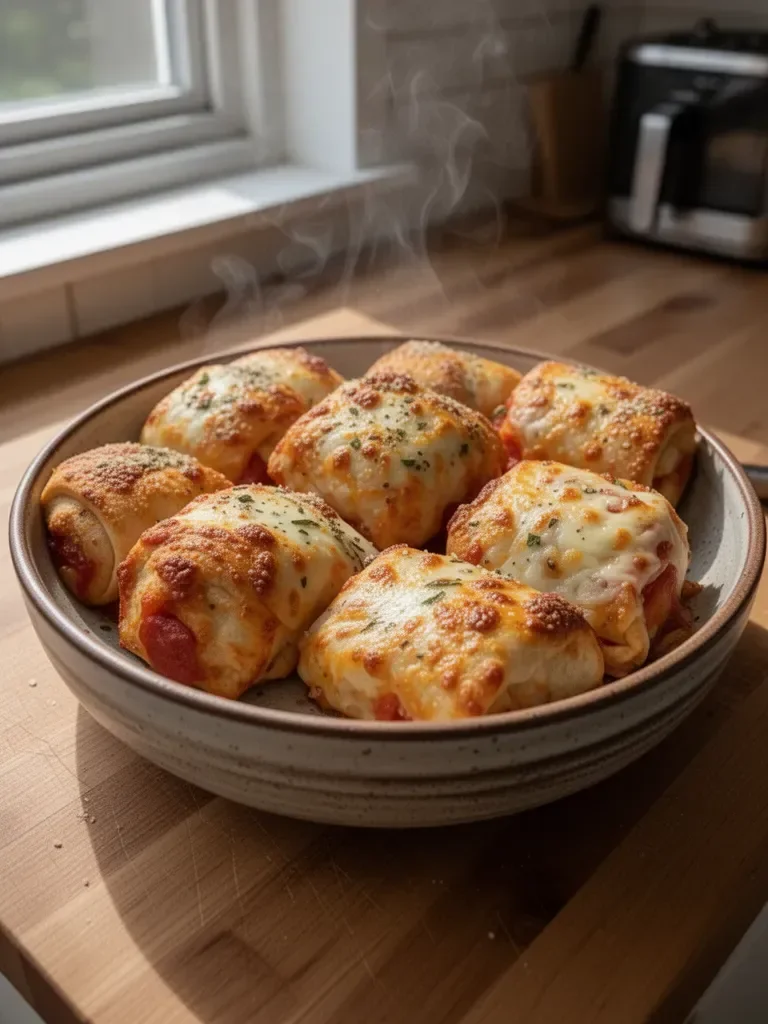 Crispy Air Fryer Pizza Rolls