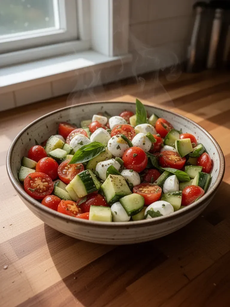 Cucumber Mozzarella Salad