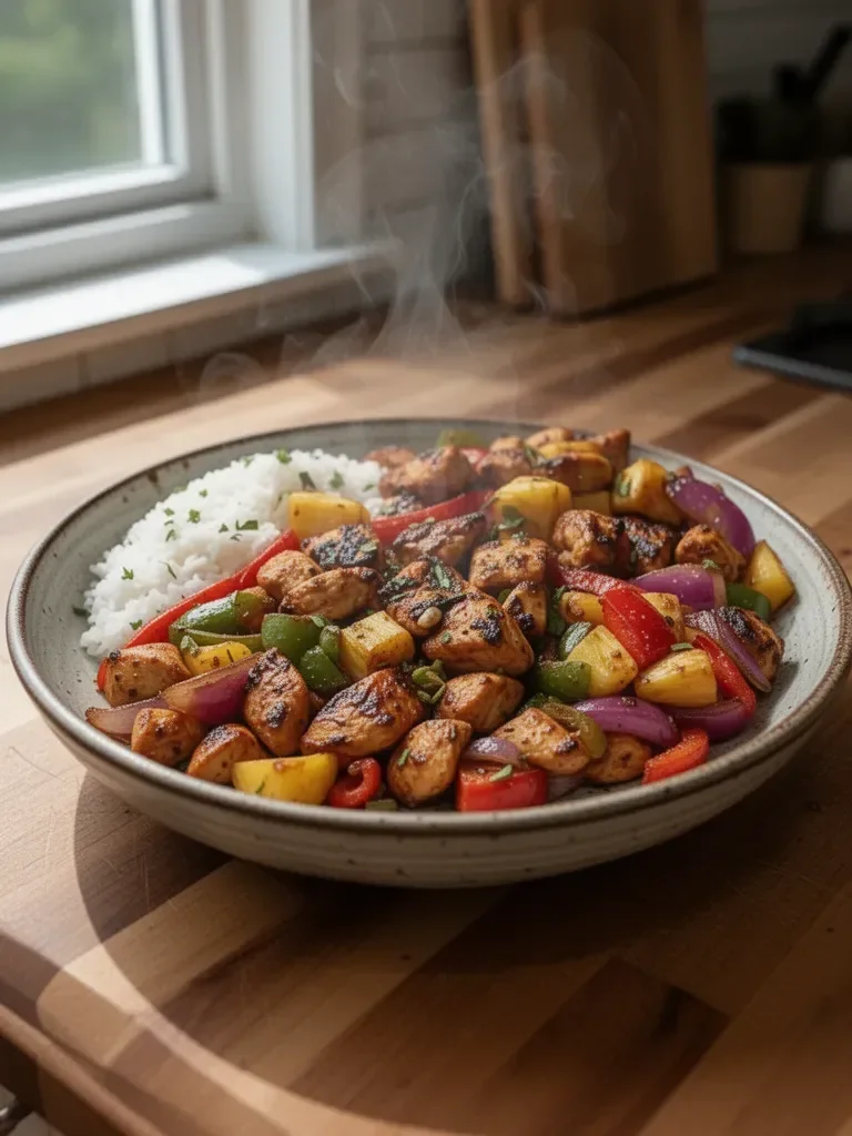 Hawaiian Chicken Sheet Pan