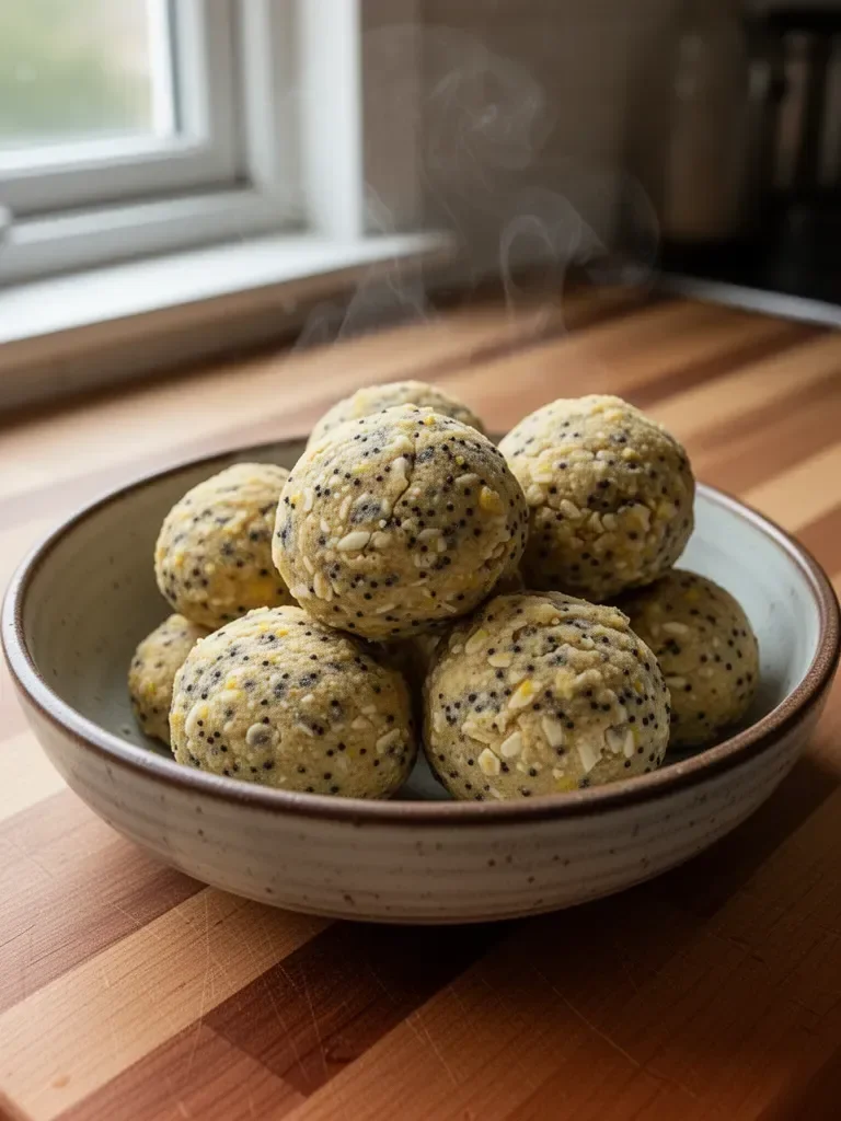Lemon Poppy Seed Protein Balls