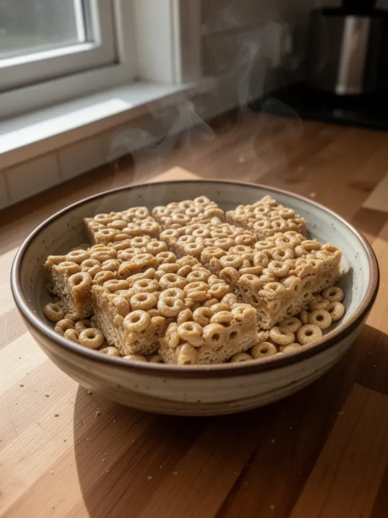 No-Bake Peanut Butter Cheerio Bars
