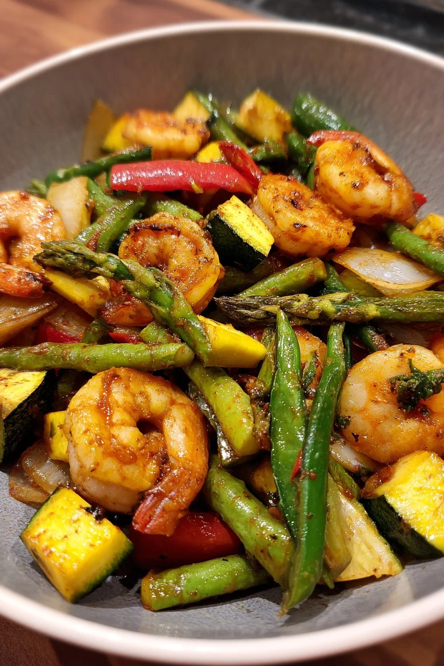 Shrimp and Vegetable Stir-Fry