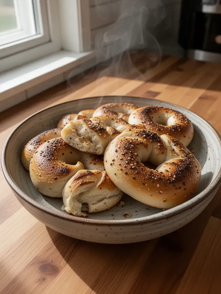 3-Ingredient Air Fryer Bagels