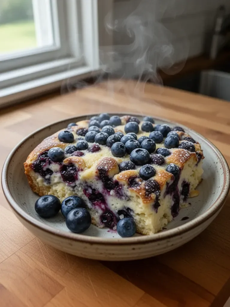 Blueberry Buttermilk Pancake Bake