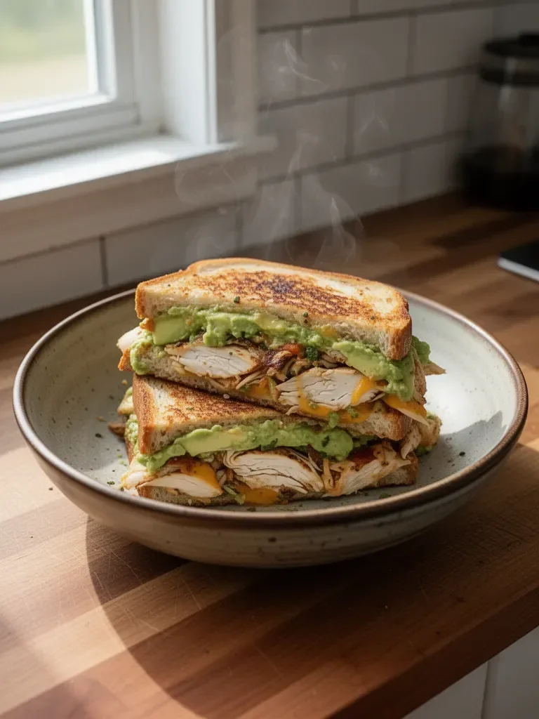Chicken Avocado Melt Sandwich