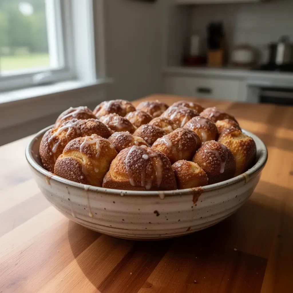 Delicious easy monkey bread recipe with gooey caramel and soft dough