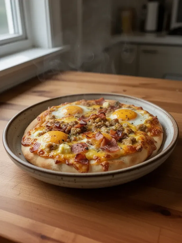 Personal Breakfast Pizza