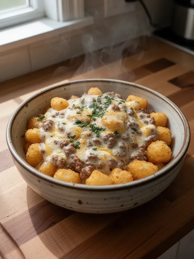 Ultimate Tater Tot Breakfast Bowl