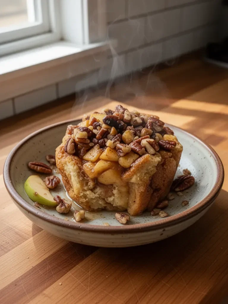 Apple Pecan French Toast Cups