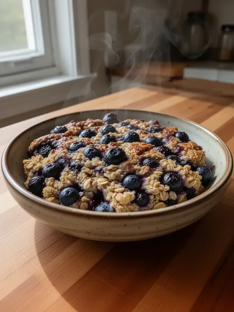 Blueberry Baked Oatmeal