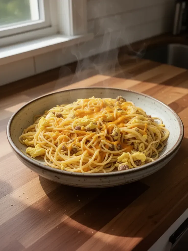 Breakfast Spaghetti