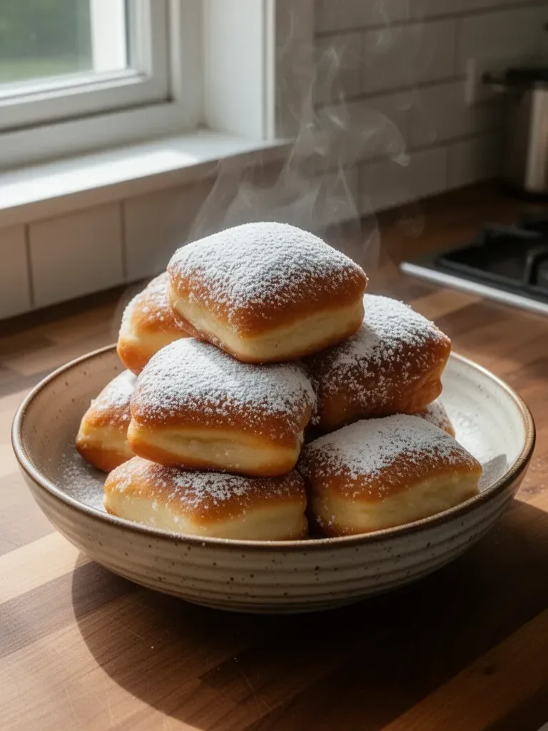Easiest Vanilla French Doughnuts