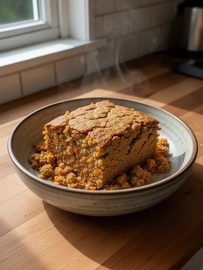 Easy Flourless Oatmeal Carrot Cake