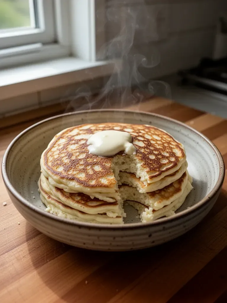 Flourless Cottage Cheese Pancakes