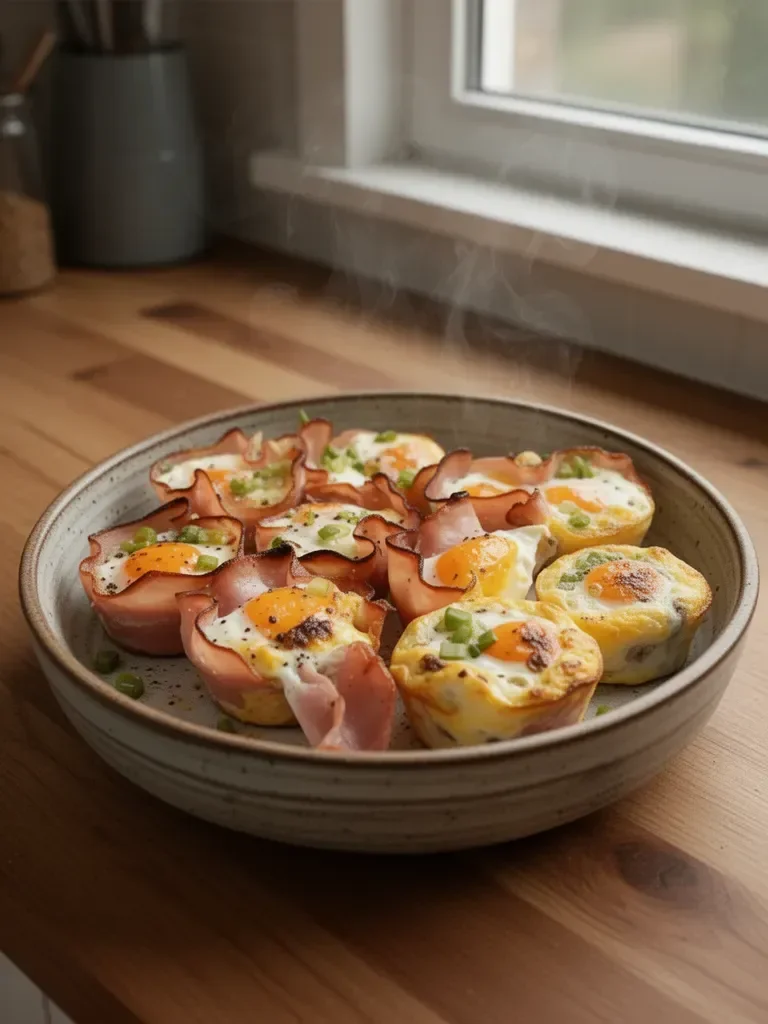 Ham and Cheese Egg Muffins